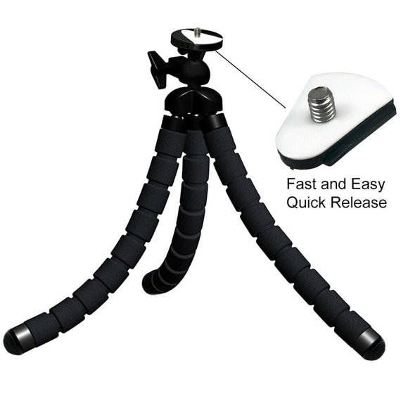 Mini Flex Tripod For Smartphones +Digital Cameras + GoPro Cameras - Picture 2 of 5
